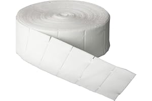 ‎INLAQ INLAQ® Zelletten 250 sztuk | Bezpyłowe płatki kosmetyczne do stylizacji paznokci żelowych i akrylowych - grube i estetyczne 12-warstwowe waciki (1x 250 sztuk)