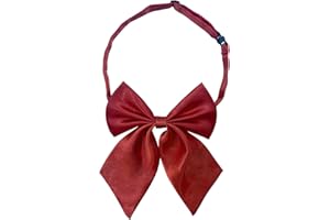 AUSUAYA Womens Bow Tie, Ladies Bowtie for Lady Uniform or Girls Anime Cosplay T-shirt Accessory & Halloween Goth Party GB-W-B1