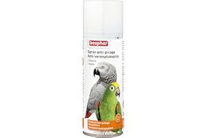 BEAPHAR – Spray Anti-picage, pour Toutes Les espèces d’Oiseaux – Prévient l’arrachage des Plumes – Idéal en Cas d’automutilation – Convient Contre Le picage par d’Autres Oiseaux – 200ml