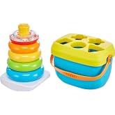 Fisher Price Renkli Halkalar&reg; &amp; &ldquo;renkli Bloklar&reg; Eğitici Ve Eğlenceli Oyuncak Seti