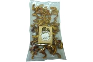 HDP Dental Floss CURLY 4-6" Bully Sticks Made in USA Odor Free PACK 25