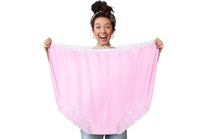 FreeNFond Granny Panties Funny Gag Gifts for Adult Women Men Wedding Party Bride Big Mama Undies Prank Giant Mormon Underwear