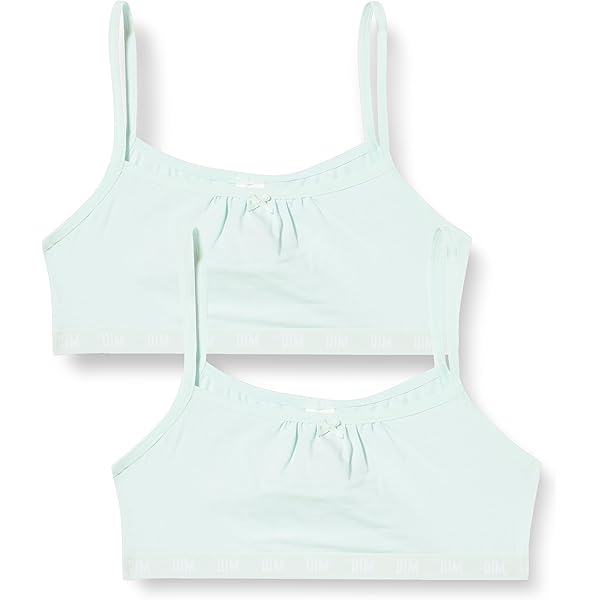 Pack Sujetadores Dim Algodón Blanco Sin Aros Para Adolescentes
