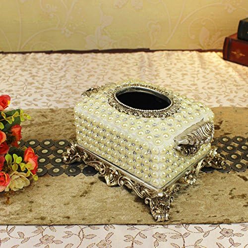Y&amp;M Creative stickers drilling resin tissue box Hotel KTV Club fashion Book box home ornaments