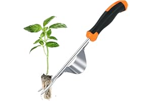 YIZHIXIANGQ Désherbeur Manuel, Arrache Racine, Désherbeur à Main, Outil de Désherbage Manuel, Arrache Racine Manuel, Convient pour Eliminer Les Mauvaises Herbes des Jardins/Potagers/Paysages (B)