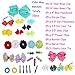 3 Layer Girls Hair Accessories Gift Box with Lot of Hair clips elastic hair tie candy clips Hair Bows alligator clips