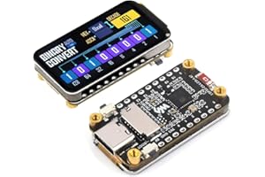 WAVESHARE ESP32-C6 1.47 Pouces LCD Écran Carte de Développement, ESP32 avec Display 172×320 Pixels 262K Couleurs, avec LED RGB Colorées, Support 2.4GHz Wi-FI 6 & Bluetooth 5, 4MB Flash
