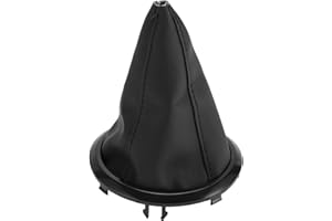 HEROFFIX 1 Pc Gear Shift Stick Gaiter for Suzuki Swift 2005-2010 Gear Stick Knob Cover Boot Shift Cover Black Faux Leather