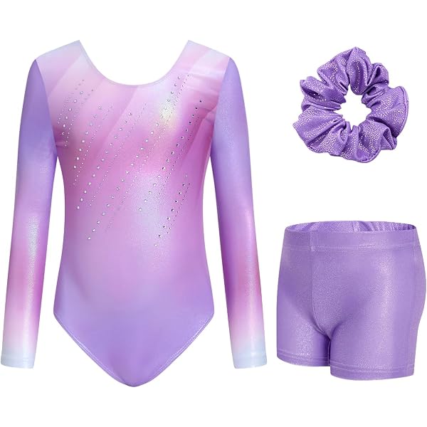 Ensemble De Sport Fille 3 Pièces - Veste Strass + Débardeur + Legging - Pour Danse, Gym, Patinage - Taille 6 à 16 Ans - 4