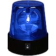 EKDJKK 3inch Rotating Red Flashing Beacon Party Lamp DJ Strobe Light, 360 Degree Flashing Flare Safety Warning Lights Emergency LED Police Car Siren Strobe Lights(Blue,size:1pc)