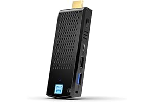 NiPoGi Ntel Atom x5 Z8350 Mini PC sans ventilateur, 8 Go DDR3 RAM 128 Go eMMC, double WiFi 2.4/5G/Bluetooth 4.2/4K HD/USB 3.0 Mini Desktop Stick pour Travel Office