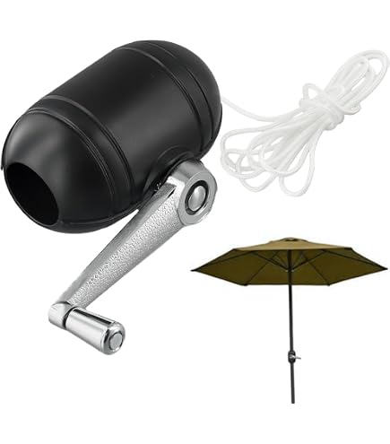 Terrassenschirm Kurbelgriff – Robuster Ersatz Für Garten, Strand, Terrasse (1 Stück)