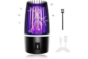 PUTAII Lámpara Antimosquitos Electrico, 4000mAh Mosquito Killer Lámpara 2 en 1 UV Lampara Mosquito, Electrico Lámpara Anti Mosquitos de Uso Interior y Exterior, para Insectos, Moscas, Polillas