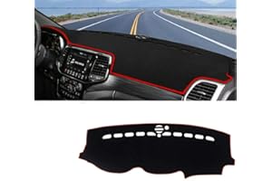 Mikalin - Auto-Armaturenbrett-Abdeckung Kratzfeste Innen-Armaturenbrett-Abdeckungen - passt für Jeep Grand Cherokee WK2 2011-2020