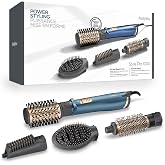 BaByliss Hava &Uuml;flemeli D&ouml;ner Başlıklı Sa&ccedil; Şekillendirici Set StylePro, 1000W, 4 Başlık, İyon Teknolojisi, AS965E