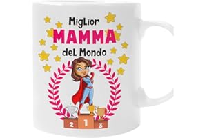 bubbleshirt Tazza Festa della mamma Miglior mamma del Mondo - idea regalo compleanno - festa della mamma - divertenti