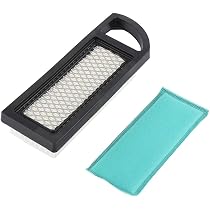 HURI Luftfilter-Set – Inkl. Vorfilter, Luftfilter & Zündkerze Für Briggs & Stratton (697153, 697014, 698083)