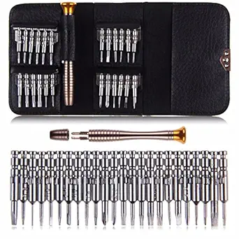 HSR 25 in 1 Precision Screwdriver Set Multi Pocket Repair Tool Kit