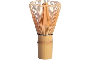 LEVIOC’S Batidor de Bambú Natural Chasen Tradicional de 100 Varillas Matcha, Té verde, 100T