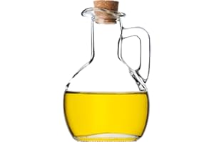 GALICJA Olivia - Distributeur d'huile et de vinaigre - Bouteilles à remplir - Bouteille d'huile d'olive - Bec verseur pour huile d'olive - Carafe à vinaigre - 165 ml