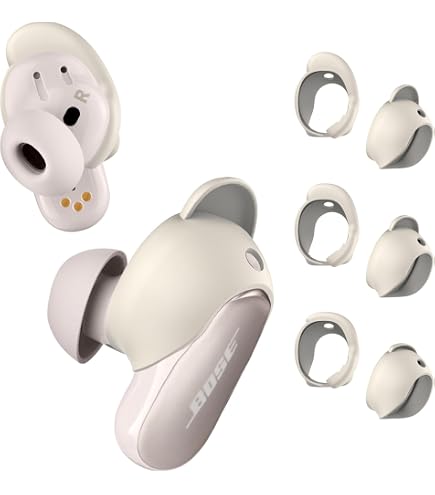 Bose Wireless Charging Earbud Case Cover, White Smoke : Amazon.in
