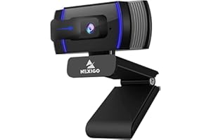 NexiGo N930AF AutoFocus Webcam with Stereo Microphone, Software Control and Privacy Cover, 1080p FHD USB Web Camera, Compatible with Zoom/Skype/Teams/Webex, PC Mac Desktop
