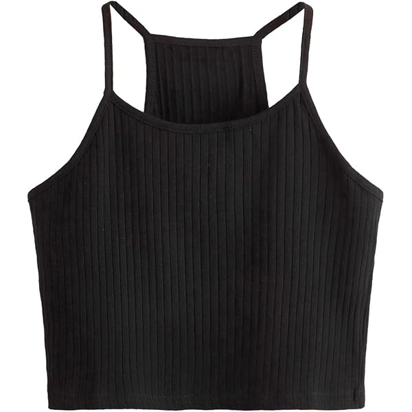 LouKeith Women's Sleeveless Halter Tank Top - Racerback Cami For Summer, Navy, Medium - View #3