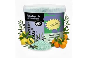 PLANTEMUS* PLANTEMUS Abono Cítricos y Olivos – Abono para Limoneros, Naranjos y Árboles de Exterior, Fertilizante Granulado, Nutrición Completa y Resistencia al Frío, 5.5 KG