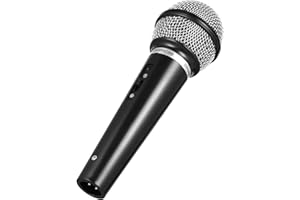 Toddmomy Giocattoli Falso Microfono di Plastica per Karaoke, Finta Gioco Prop Costume Bambina Bomboniere