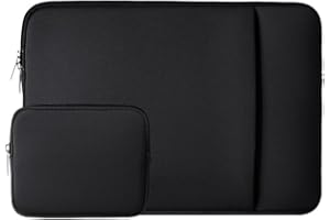RAINYEAR MAKE LIFE EASIER RAINYEAR Housse pour Ordinateur Portable 13 Pouces pour MacBook Air 13 Pouces M4 M3 M2 M1 A3240 A3113 A2681 A2338 A2337, Étui de Protection pour MacBook Pro 13,3 et 14 Pouces (Noir)