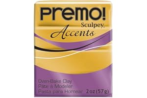 Sculpey Premo Sculpey Accents Polymer Clay 2oz-18K Gold