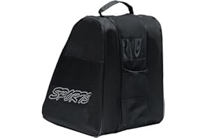 Sileduove Bolsa de patinaje, bolsa de transporte para patinaje, bolsa de patinaje sobre hielo con correa de hombro ajustable para niños, hombres, mujeres y adultos