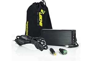 LEICKE 72W Alimentation 12V 6A | 5,5x2,5mm | Compatible avec Les Moniteurs LCD TFT,Ruban LED, NAS, Disques Durs Externes, Pico-PSU etc. | Certifié TÜV Association de Surveillance Technique Allemande