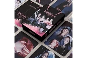 SAMSHINE Kpop Girl Group BP Born Pink Photocards 55pcs BP Lomo Cards BP Born Pink New Album Carta BP 2022 Cartolina BP Merch Foto Cards per Fans Girls Daughter (BP-born)