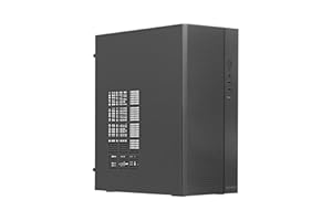 Nuwo Opal Z300 Case Compatto Micro-ATX Mini-ITX per PC Desktop Office Mini Tower mATX 0.60MM SPCC, USB 3.0, Senza Alimentatore, Nero