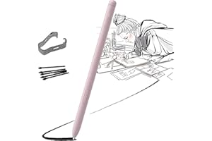 PEIDOG Galaxy Tab S6 Lite S Pen Ersatz für Samsung Galaxy Tab S6 Lite (EJ-PP610), Galaxy Tab S6 Lite Eingabestift Ersatz S Pen + Ersatzspitzen/Spitzen,ohneBluetooth (Chiffon-Rose)