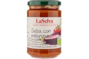 LASELVA La Selva Bio Tomatensauce mit gerösteten Auberginen (6 x 280 gr)
