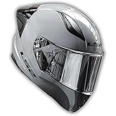 YYK LS2 Rapid 2 Race Nardo Gray Helmet &ndash; Designed with High Safety Standards, ECE 22.06 Certified, Lightweight and Comfortable M