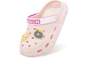 Azooken Enfant Mules et Sabots Mixte Sandales Garçons Filles Plage à Enfiler Antidérapant Pantoufles Clog Plage à Piscine Jardin Sandales24-35