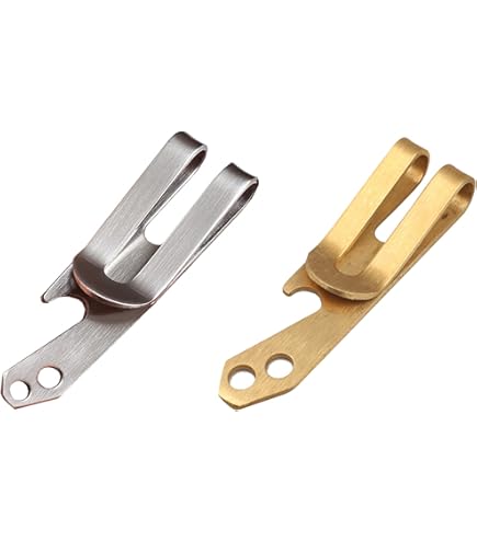 Clip Treki 10pcs Pinces à Billets En Acier Inoxydable Mince Pince