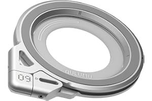 Aulumu G09 Magnetiskt ringgrepp | Rundstrålande rotation | för MagSafe-kompatibel