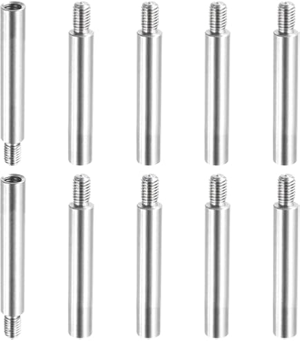Aluminum Spacer 1/2" OD X 1/4" ID X Choose Your Length, Round Spacer Unthreaded Standoff Bushing