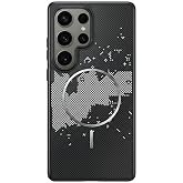 Zebana Samsung Galaxy S24 Ultra ile Uyumlu Kılıf Zebana Vionix M-Safe Silikon Kılıf Siyah