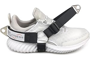 ‎SYL FITNESS SYL Fitness Foot Straps for Cable Machines and Resistance Band - Booty Builder Ankle Straps for Glute Exercises Buttocks Training - Home and Gym Leg Resistance Booty Building (Black)