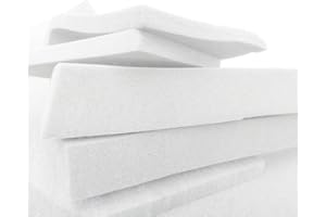 Nod Off High Density Cushions Seat Pad Upholstery Foam Sheet for Cushions Sofa Chair Foam Sheets for Crafts Cut To Any Size Dining Seat Stool Foam Sheet (16 X 16 X 6 inches)
