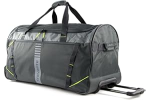 travelite Bolsa de Viaje Trolley con Ruedas, Bolsa Deportiva Basics Active, Bolsa Enrollable Grande con un diseño Fresco, 71 cm, 86 litros