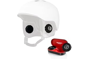 Outdoor Tech Chips Ultra 2.0 - Universal Helmet Audio - Premium Helm Bluetooth Headset - True Wireless Snow Helmet Audio - Easy Touch Controls, Kompatibel mit Google Assistant und Siri