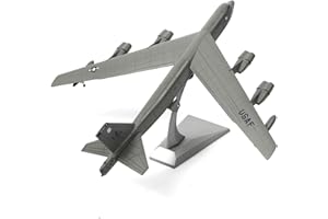 NUOTIE Modelo de Aeronave Militar Fundida a Presión 1/200 Escala B-52 (Stratofortress) Bombardero Estratégico de Largo Alcance, Propulsado por Reactores para Exhibición o de Colección o Regalo