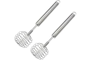 TOGTHERKINGS Frusta In Acciaio Inox Frullino per Le Uova Creativo Miscelatore Da Cucina per La Casa Frusta Manuale Utensili Da Cucina per Mescolare 2 Pezzi Di Frusta Usato per Mescolare Il Cibo E Fare Torte