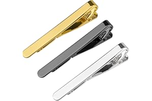 SAVITA 3 szt. Spinki do Krawata Spinki do Krawata Meskie Zestaw Spinek do Krawata Przypinek do Krawata dla Mezczyzn Klasyczne Spinki do Krawata dla Mezczyzn Zycie Codzienne Rocznica